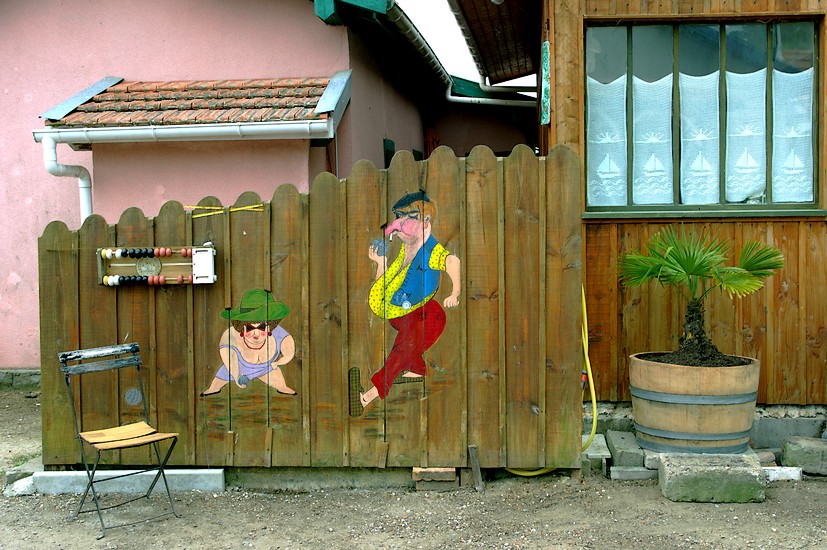 Scène de cabanon
